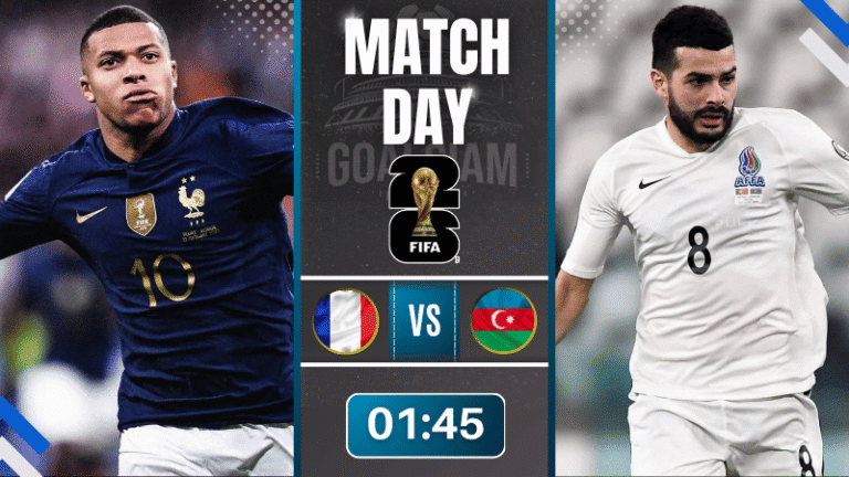 ดูบอลออนไลน์ ฟุตบอลโลก รอบคัดเลือก โซนยุโรป ถ่ายทอดสด ฝรั่งเศส พบกับ อาเซอร์ไบจาน 10/10/68