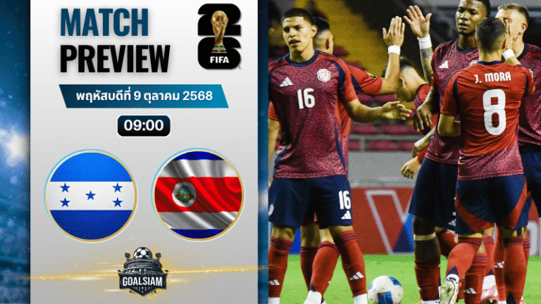 วิเคราะห์บอล ฟุตบอลโลก รอบคัดเลือก โซนอเมริกาเหนือ : ฮอนดูรัส พบกับ คอสตาริกา 8/10/68