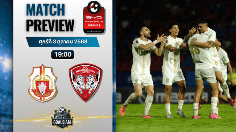 วิเคราะห์บอลไทยลีก : ลำพูน วอร์ริเออร์ พบกับ เมืองทอง ยูไนเต็ด 3/10/68