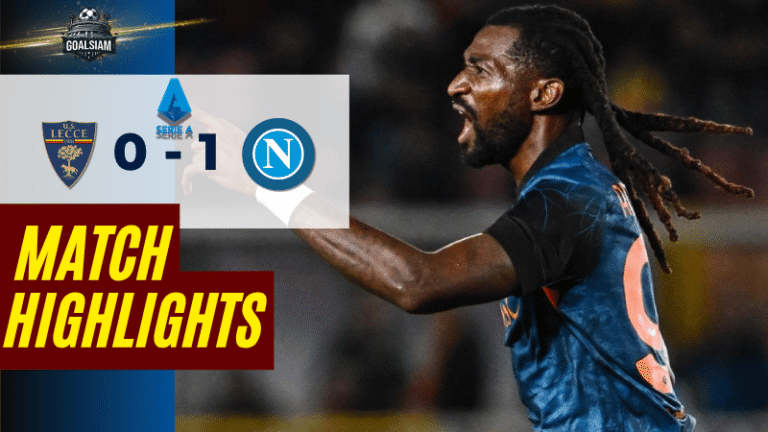 ไฮไลท์บอลวันนี้ เซเรียอา 2025/26 เลชเช่ พบกับ นาโปลี – ผลบอลเซเรียอาล่าสุด