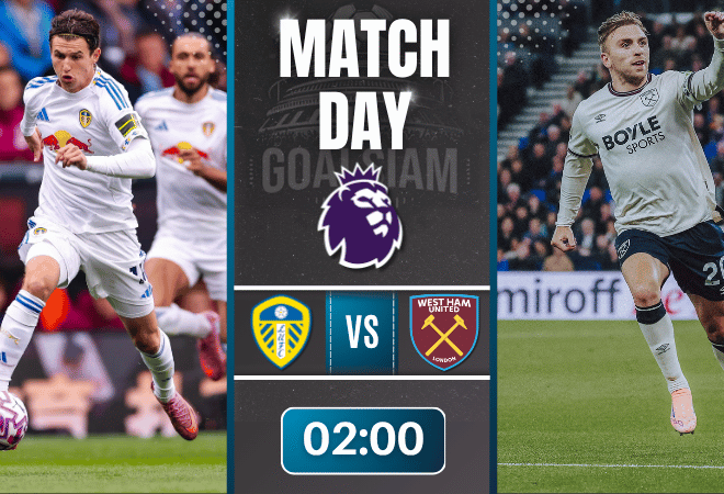 ดูบอลออนไลน์ พรีเมียร์ลีก ถ่ายทอดสด ลีดส์ ยูไนเต็ด พบกับ เวสต์แฮมยูไนเต็ด 24/10/68