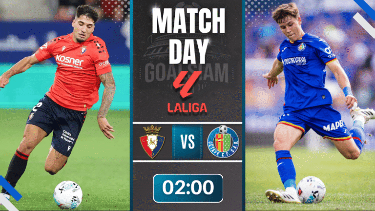 ดูบอลออนไลน์ ลาลิกา ถ่ายทอดสด โอซาซูน่า พบกับ เกตาเฟ่ 3/10/68