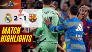 ไฮไลท์บอลวันนี้ ลาลิกา 2025/26 เรอัล มาดริด พบกับ บาร์เซโลน่า – ผลบอลลาลิกาล่าสุด