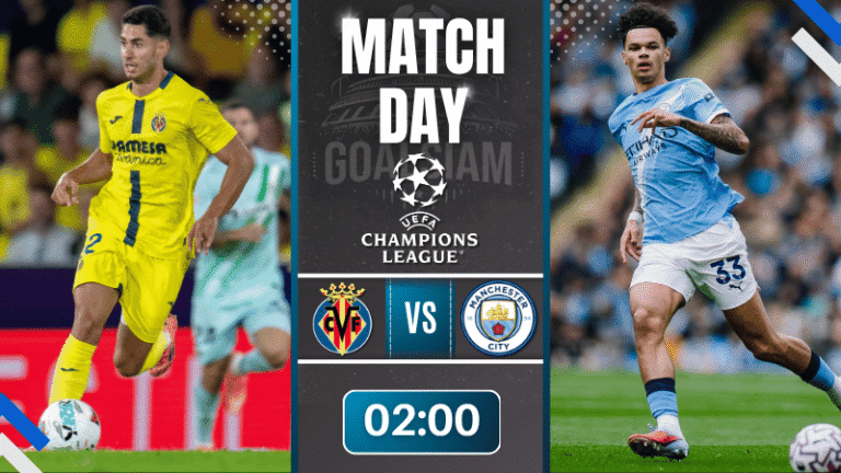 ดูบอลออนไลน์ ยูฟ่าแชมเปียนส์ลีก ถ่ายทอดสด บียาร์เรอัล พบกับ แมนเชสเตอร์ ซิตี้ 21/10/68