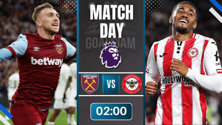 ดูบอลออนไลน์ พรีเมียร์ลีก ถ่ายทอดสด เวสต์แฮมยูไนเต็ด พบกับ เบรนท์ฟอร์ด 20/10/68