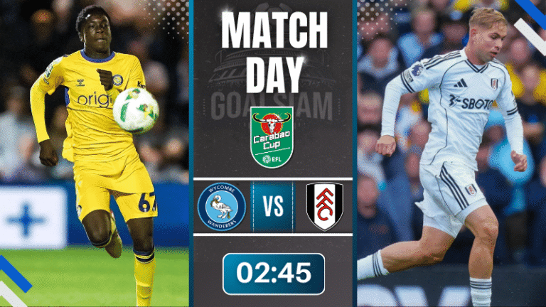 ดูบอลออนไลน์ คาราบาวคัพ รอบ 16 ทีมสุดท้าย ถ่ายทอดสด วีคอมบ์ พบกับ ฟูแล่ม 28/10/68