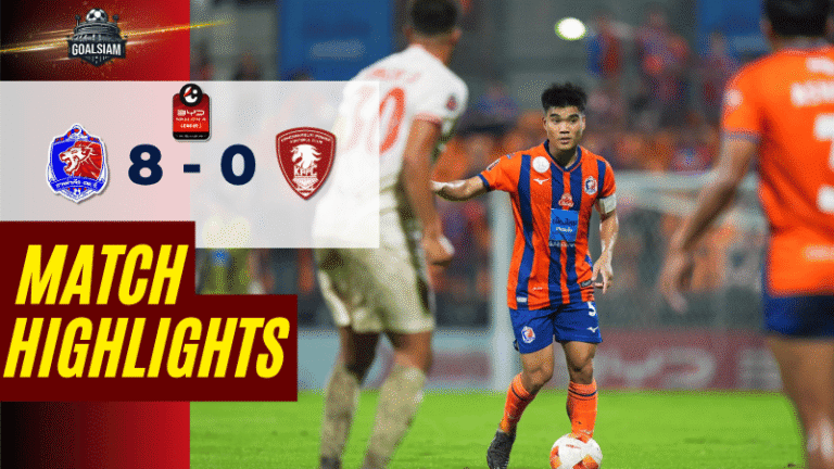 ไฮไลท์บอลวันนี้ ไทยลีก 2025 การท่าเรือ เอฟซี พบ พลังกาญจน์ – ผลบอลไทยลีกล่าสุด