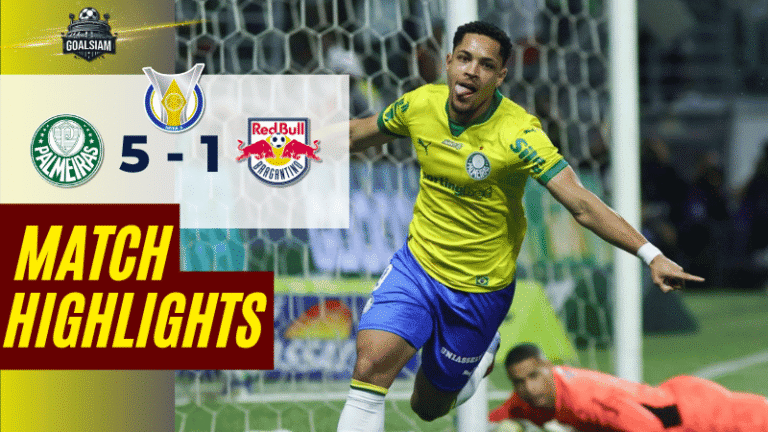 ไฮไลท์บอลวันนี้ กังเปโอนาตู บราซีเลย์รู แซรียีอา 2025 พัลไมรัส พบ บรากันติโน้ – ผลบอลกังเปโอนาตู บราซีเลย์รู แซรียีอาล่าสุด