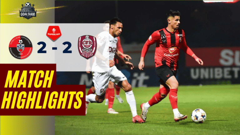 ไฮไลท์บอลวันนี้ โรมาเนีย ลีกา1 2025 เอฟเค ซิกซีริด้า เมียร์คูเรีย ซิซ พบ ซีเอฟอาร์ คลูจ์ – ผลบอลโรมาเนีย ลีกา1ล่าสุด