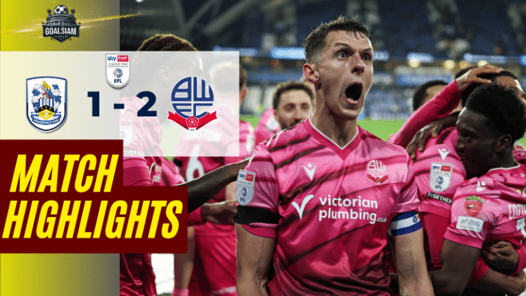 ไฮไลท์บอลวันนี้ ลีกวัน อังกฤษ 2025 ฮัดเดอร์ฟิลด์ ทาวน์ พบ โบลตัน วอนเดอเรอส์ – ผลบอลลีกวัน อังกฤษล่าสุด