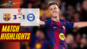 ไฮไลท์บอลวันนี้ ลาลิกา 2025/26 บาร์เซโลน่า พบกับ อลาเบส 29/11/68
