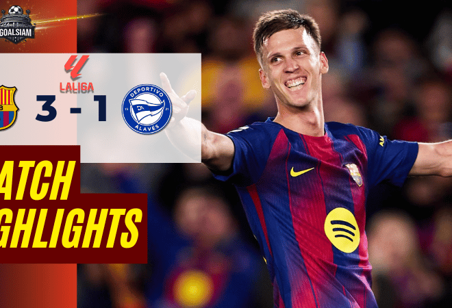 ไฮไลท์บอลวันนี้ ลาลิกา 2025/26 บาร์เซโลน่า พบกับ อลาเบส 29/11/68