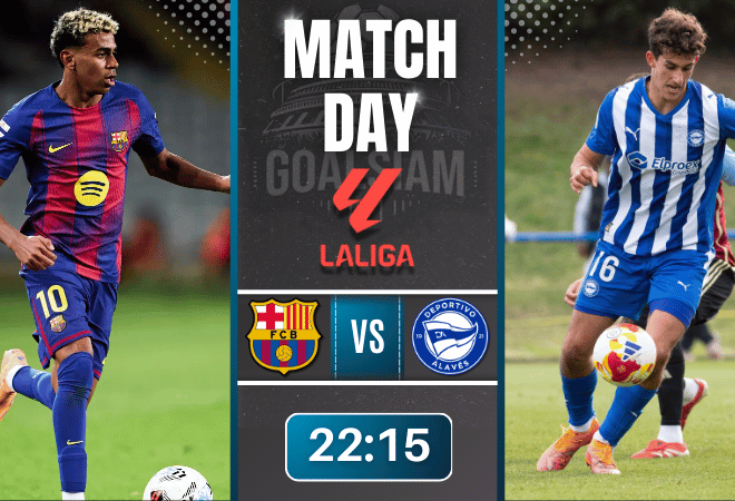 ดูบอลออนไลน์ ลาลิกา ถ่ายทอดสด บาร์เซโลน่า พบกับ อลาเบส 29/11/68