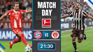 ดูบอลออนไลน์ บุนเดสลีกา ถ่ายทอดสด บาเยิร์น มิวนิค พบกับ ซังค์ เพาลี 29/11/68