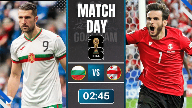 ดูบอลออนไลน์ ฟุตบอลโลก 2026 รอบคัดเลือก โซนยุโรป ถ่ายทอดสด บัลแกเรีย พบกับ จอร์เจีย 18/11/68