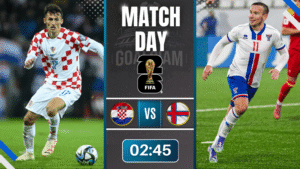 ดูบอลออนไลน์ ฟุตบอลโลก 2026 รอบคัดเลือก โซนยุโรป ถ่ายทอดสด โครเอเชีย พบกับ หมู่เกาะแฟโร 14/11/68