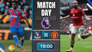 ดูบอลออนไลน์ พรีเมียร์ลีก ถ่ายทอดสด คริสตัล พาเลซ พบกับ แมนเชสเตอร์ ยูไนเต็ด 30/11/68