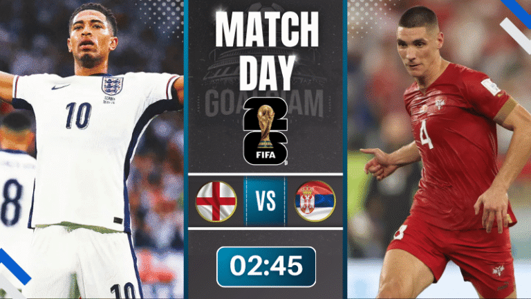 ดูบอลออนไลน์ ฟุตบอลโลก รอบคัดเลือก โซนยุโรป ถ่ายทอดสด อังกฤษ พบกับ เซอร์เบีย 13/11/68