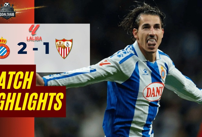 ไฮไลท์บอลวันนี้ ลาลิกา 2025/26 เอสปันญ่อล พบกับ เซบีย่า 24/11/68