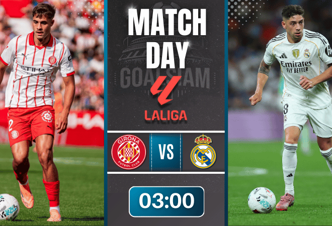 ดูบอลออนไลน์ ลาลิกา ถ่ายทอดสด คิโรน่า พบกับ เรอัล มาดริด 30/11/68