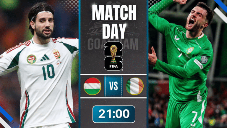 ดูบอลออนไลน์ ฟุตบอลโลก 2026 รอบคัดเลือก โซนยุโรป ถ่ายทอดสด ฮังการี พบกับ ไอร์แลนด์ 16/11/68