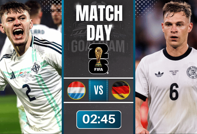 ดูบอลออนไลน์ ฟุตบอลโลก 2026 รอบคัดเลือก โซนยุโรป ถ่ายทอดสด ลักเซมเบิร์ก พบกับ เยอรมนี 14/11/68