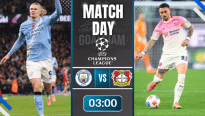 ดูบอลออนไลน์ ยูฟ่าแชมเปียนส์ลีก ถ่ายทอดสด แมนเชสเตอร์ ซิตี้ พบกับ ไบเออร์ เลเวอร์คูเซิน 25/11/68