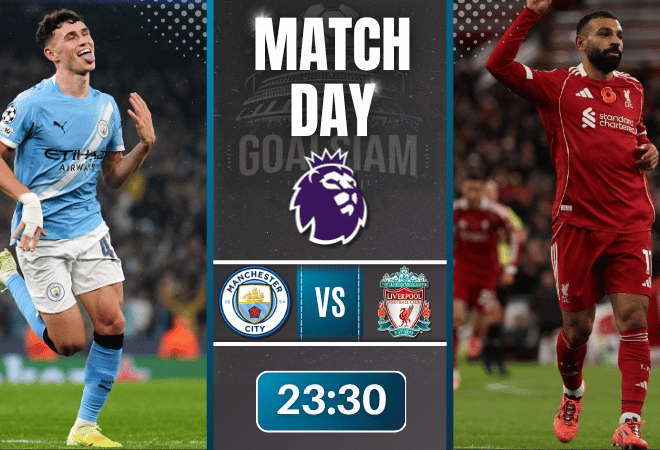 ดูบอลออนไลน์ พรีเมียร์ลีก ถ่ายทอดสด แมนเชสเตอร์ ซิตี้ พบกับ ลิเวอร์พูล 9/11/68