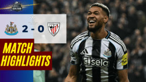 ไฮไลท์บอลวันนี้ ยูฟ่าแชมเปียนส์ลีก 2025/26 นิวคาสเซิ่ล ยูไนเต็ด พบกับ แอธเลติก บิลเบา – ผลบอลยูฟ่าแชมเปียนส์ลีกล่าสุด