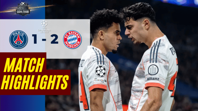 ไฮไลท์บอลวันนี้ ยูฟ่าแชมเปียนส์ลีก 2025/26 ปารีส แซงต์ แชร์กแมง พบกับ บาเยิร์น มิวนิค – ผลบอลยูฟ่าแชมเปียนส์ลีกล่าสุด