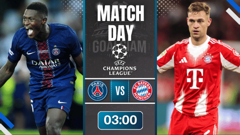 ดูบอลออนไลน์ ยูฟ่าแชมเปียนส์ลีก ถ่ายทอดสด ปารีส แซงต์ แชร์กแมง พบกับ บาเยิร์น มิวนิค 4/11/68