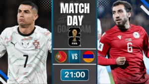 ดูบอลออนไลน์ ฟุตบอลโลก 2026 รอบคัดเลือก โซนยุโรป ถ่ายทอดสด โปรตุเกส พบกับ อารเมเนีย 16/11/68