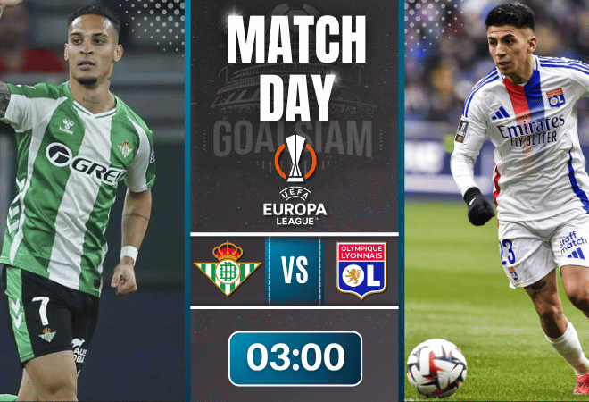 ดูบอลออนไลน์ ยูฟ่ายูโรปาลีก ถ่ายทอดสด เรอัล เบติส พบกับ โอลิมปิก ลียง 6/11/68