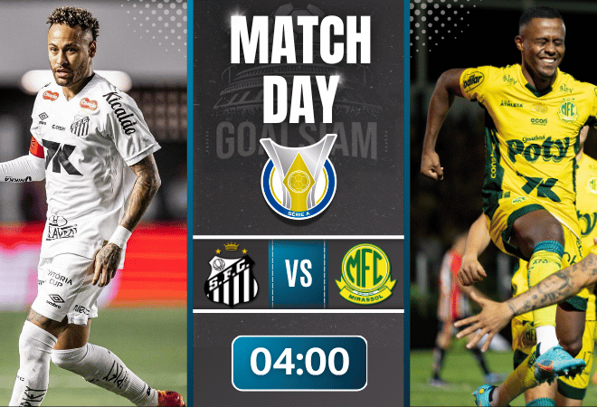 ดูบอลออนไลน์ กังเปโอนาตู บราซีเลย์รู แซรียีอา ถ่ายทอดสด ซานโตส พบกับ มิราสโซล 19/11/68