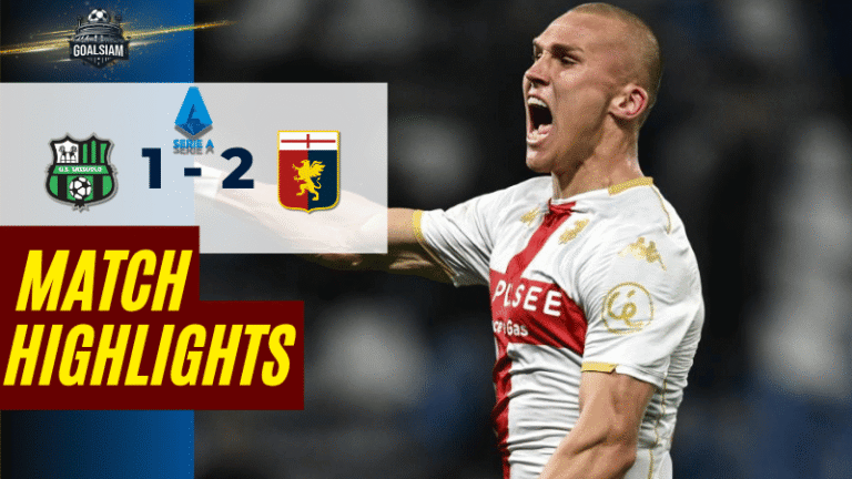 ไฮไลท์บอลวันนี้ เซเรียอา 2025/26 ซัสเซาโล่ พบกับ เจนัว – ผลบอลเซเรียอาล่าสุด