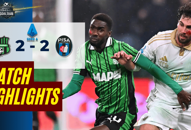 ไฮไลท์บอลวันนี้ เซเรียอา 2025/26 ซัสเซาโล่ พบกับ ปิซ่า 24/11/68