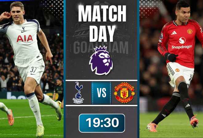 ดูบอลออนไลน์ พรีเมียร์ลีก ถ่ายทอดสด ท็อตแน่ม ฮ็อทสเปอร์ พบกับ แมนเชสเตอร์ ยูไนเต็ด 8/11/68