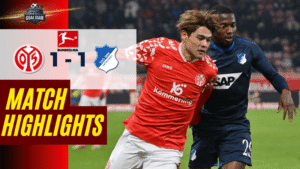 ไฮไลท์บอลวันนี้ บุนเดสลีกา 2025/26 เอฟเอสเฟา ไมนซ์ 05 พบกับ ทีเอสจี ฮอฟเฟนไฮม์ 21/11/68