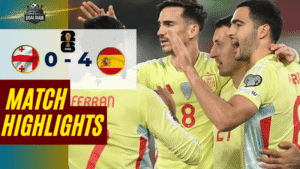 ไฮไลท์บอลวันนี้ ฟุตบอลโลก 2026 รอบคัดเลือก โซนยุโรป จอร์เจีย พบกับ สเปน 15/11/68