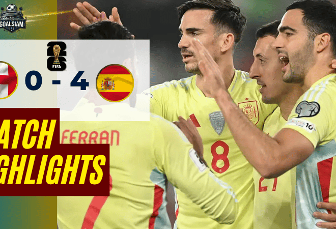 ไฮไลท์บอลวันนี้ ฟุตบอลโลก 2026 รอบคัดเลือก โซนยุโรป จอร์เจีย พบกับ สเปน 15/11/68