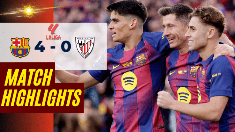 ไฮไลท์บอลวันนี้ ลาลิกา 2025/26 บาร์เซโลน่า พบกับ แอธเลติก บิลเบา 22/11/68