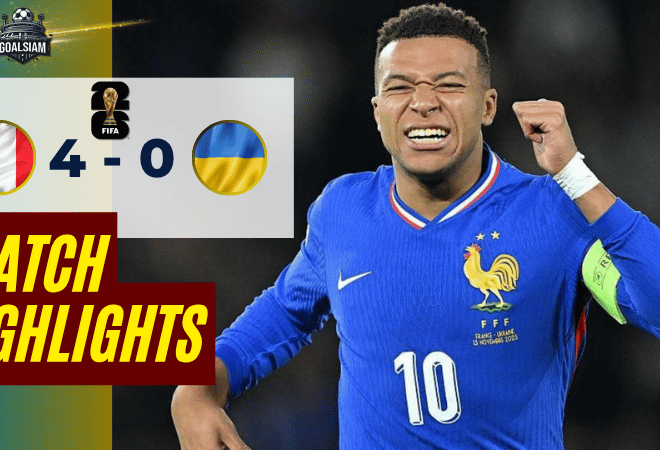 ไฮไลท์บอลวันนี้ ฟุตบอลโลก รอบคัดเลือก โซนยุโรป ฝรั่งเศส พบกับ ยูเครน 13/11/68