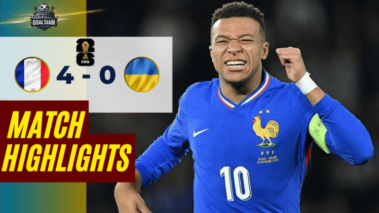 ไฮไลท์บอลวันนี้ ฟุตบอลโลก รอบคัดเลือก โซนยุโรป ฝรั่งเศส พบกับ ยูเครน 13/11/68