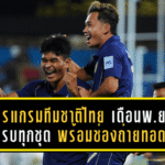 โปรแกรมทีมชาติไทย เดือนพฤศจิกายน 2025! เช็กครบทุกชุด พร้อมช่องถ่ายทอดสดทุกแมตช์