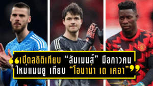 เปิดสถิติเทียบชัด! “ลัมเมนส์” มือกาวคนใหม่แมนยู ฟอร์มแรงแค่ไหนเมื่อเทียบ “โอนาน่า–เด เคอา” ใน 5 นัดแรกพรีเมียร์ลีก