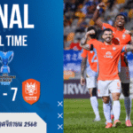 AFC Champions League Two เดือด! ราชบุรี บุกถล่ม Eastern ขาดลอย 7-0 สะท้านเอเชีย | ผลบอลสด GOALSIAM