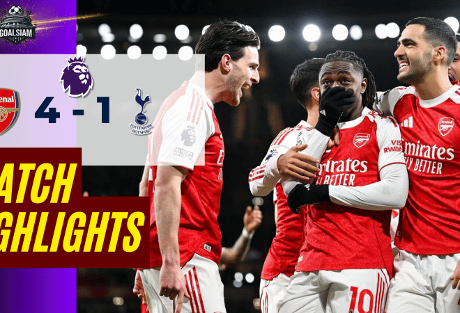 ไฮไลท์บอลวันนี้ พรีเมียร์ลีก 2025/26 อาร์เซนอล พบกับ ท็อตแน่ม ฮ็อทสเปอร์ 23/11/68