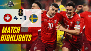 ไฮไลท์บอลวันนี้ ฟุตบอลโลก 2026 รอบคัดเลือก โซนยุโรป สวิตเซอร์แลนด์ พบกับ สวีเดน 15/11/68