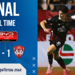 อุทัยธานีอัดเมืองทอง 3-1! สจ๊วร์ตโชว์โหด พาหมีแพนด้าทุบกิเลนคาบ้าน | ผลบอลสด ไทยลีก GOALSIAM