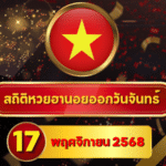 สถิติหวยฮานอย 17 พฤศจิกายน 2568 — ครบทั้ง 4 รอบ “สถิติ–อินไซด์–โพย Shortlist” จัดเต็มสไตล์ GOALSIAM